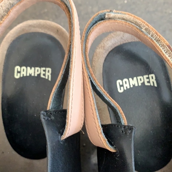 Camper Black Clog Heels 7 - Picture 5 of 11